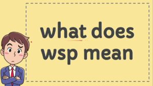 WSP in Text